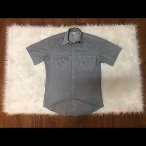 Wrangler Wrancher Pearl Button Men’s Medium Shirt